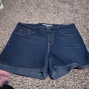 $10  2/15 Denizen Levi's Cuffed Shorts Women's Size 10 Denim 5 Pockets Reg